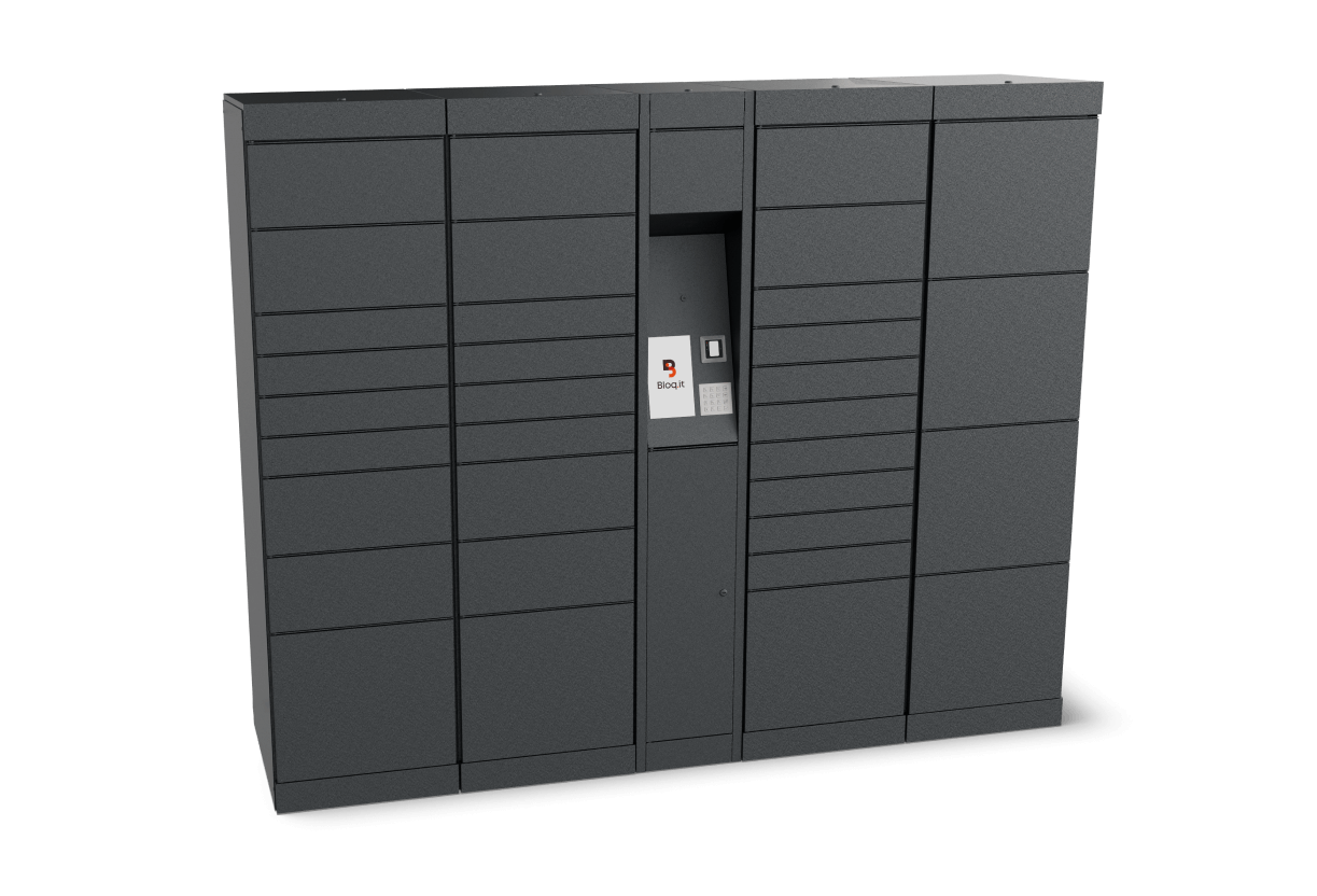 Smart Locker Gray Model by Bloq.it