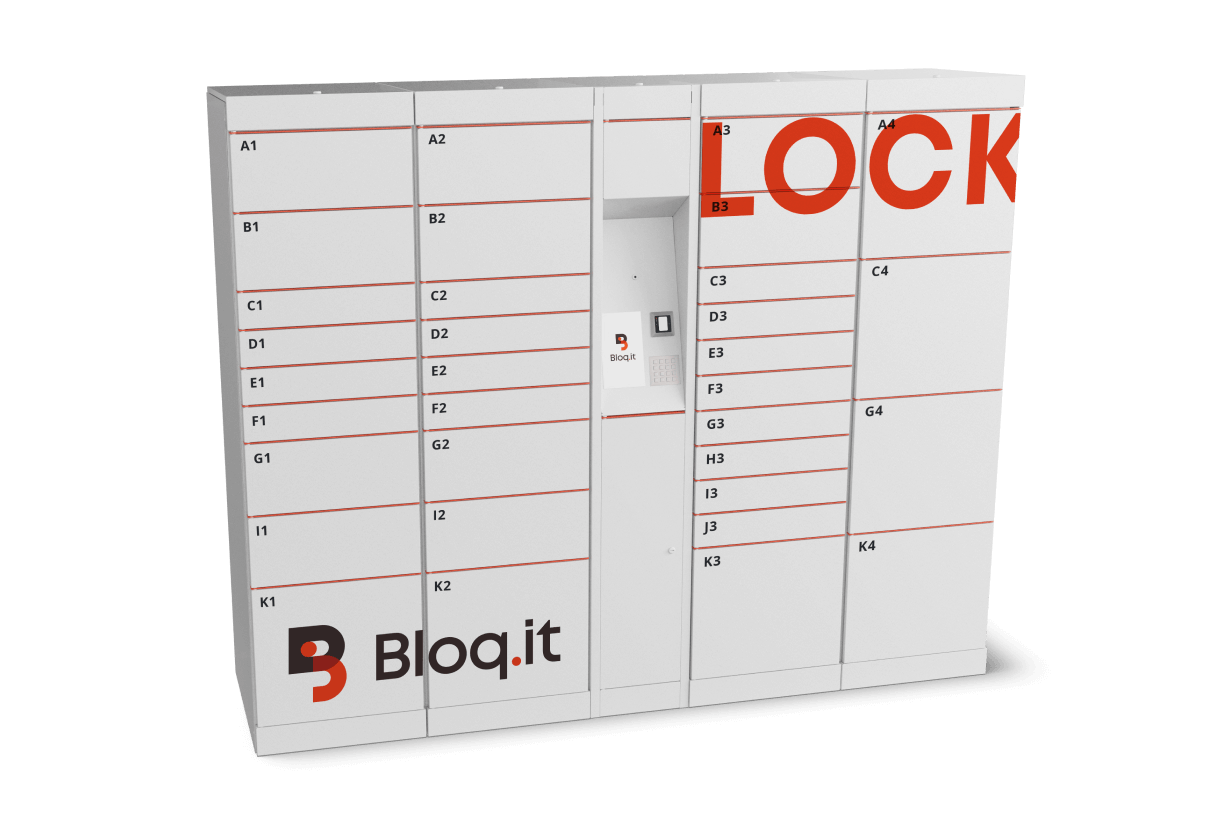 Smart Locker Custom Model by Bloq.it