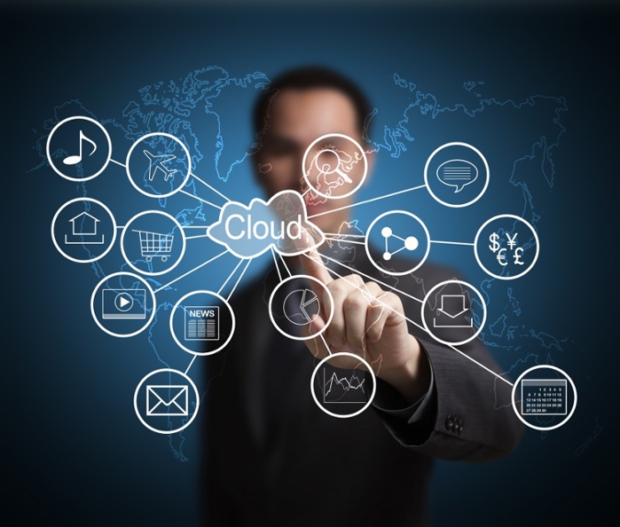 Cloud Computing representation artwork