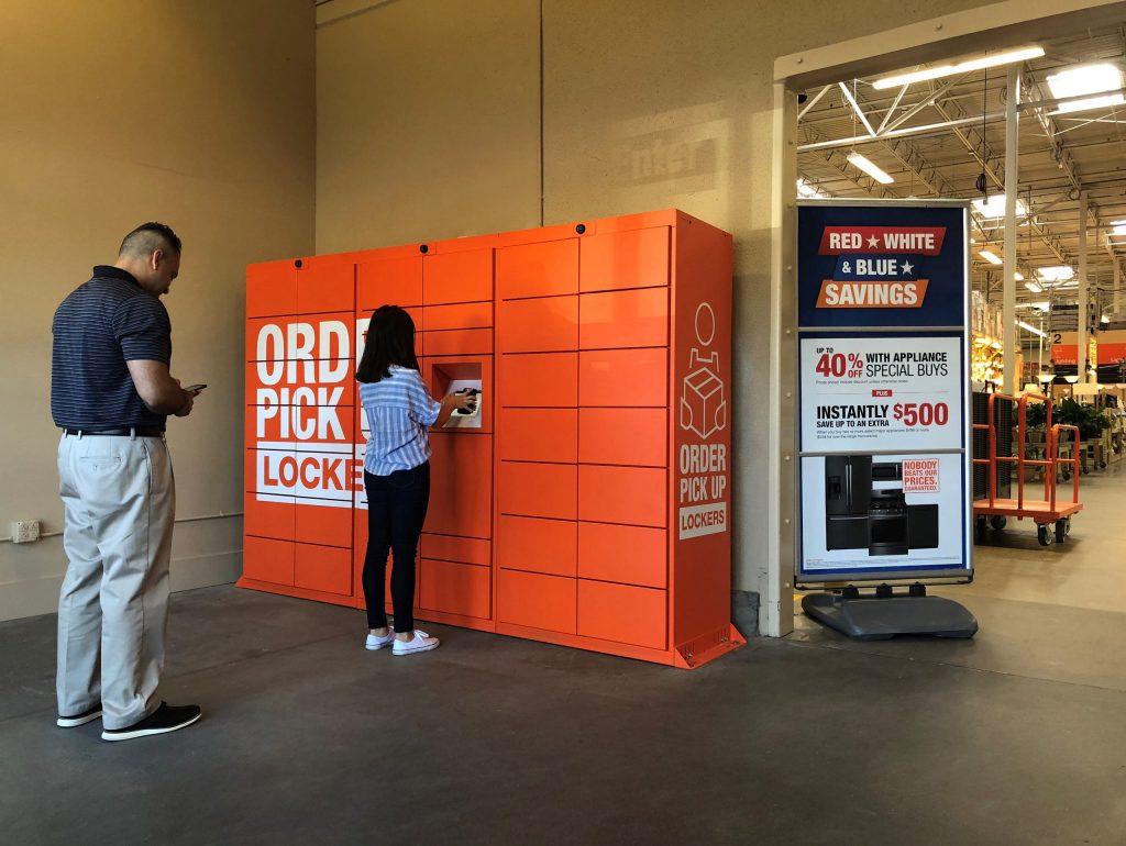 El Corte Ingles Smart Lockers retail