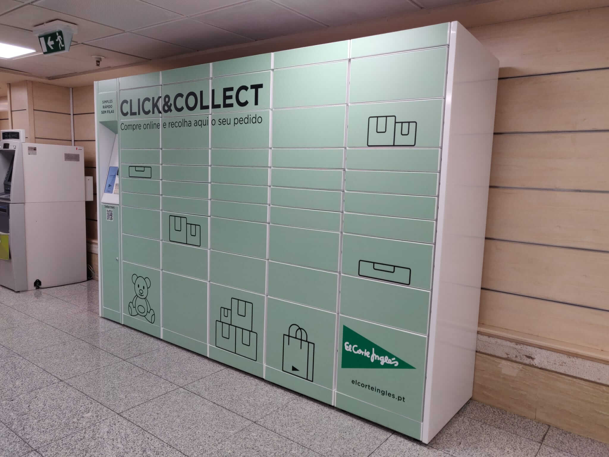 El Corte Ingles Click & Collect system powered by Bloq.it