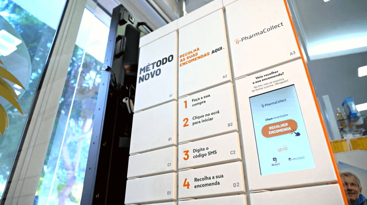 Glintt Pharmacy Smart Lockers, the g-PharmaCollect, powered by Bloq.it