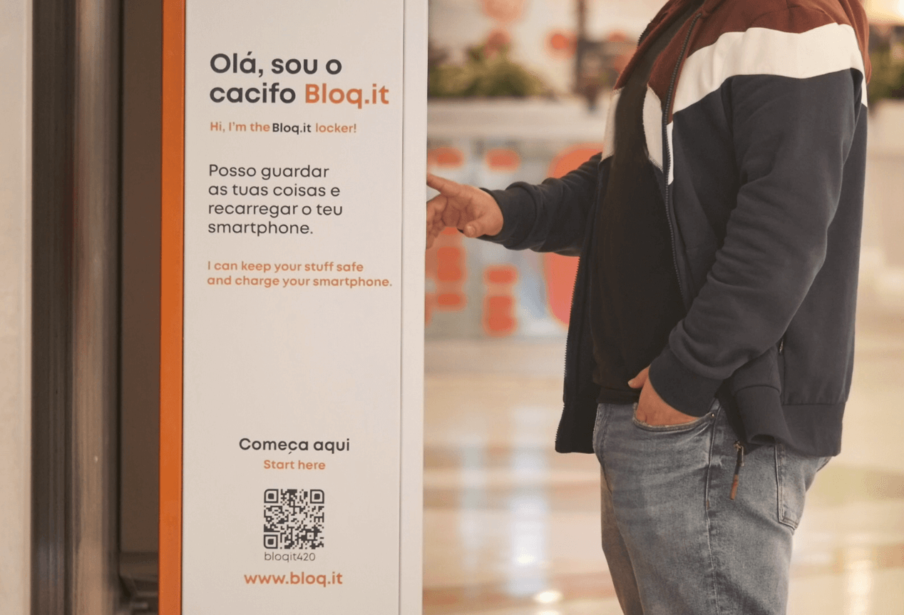 Pick up locker for Sonae Sierra shopping malls powered by Bloq.it