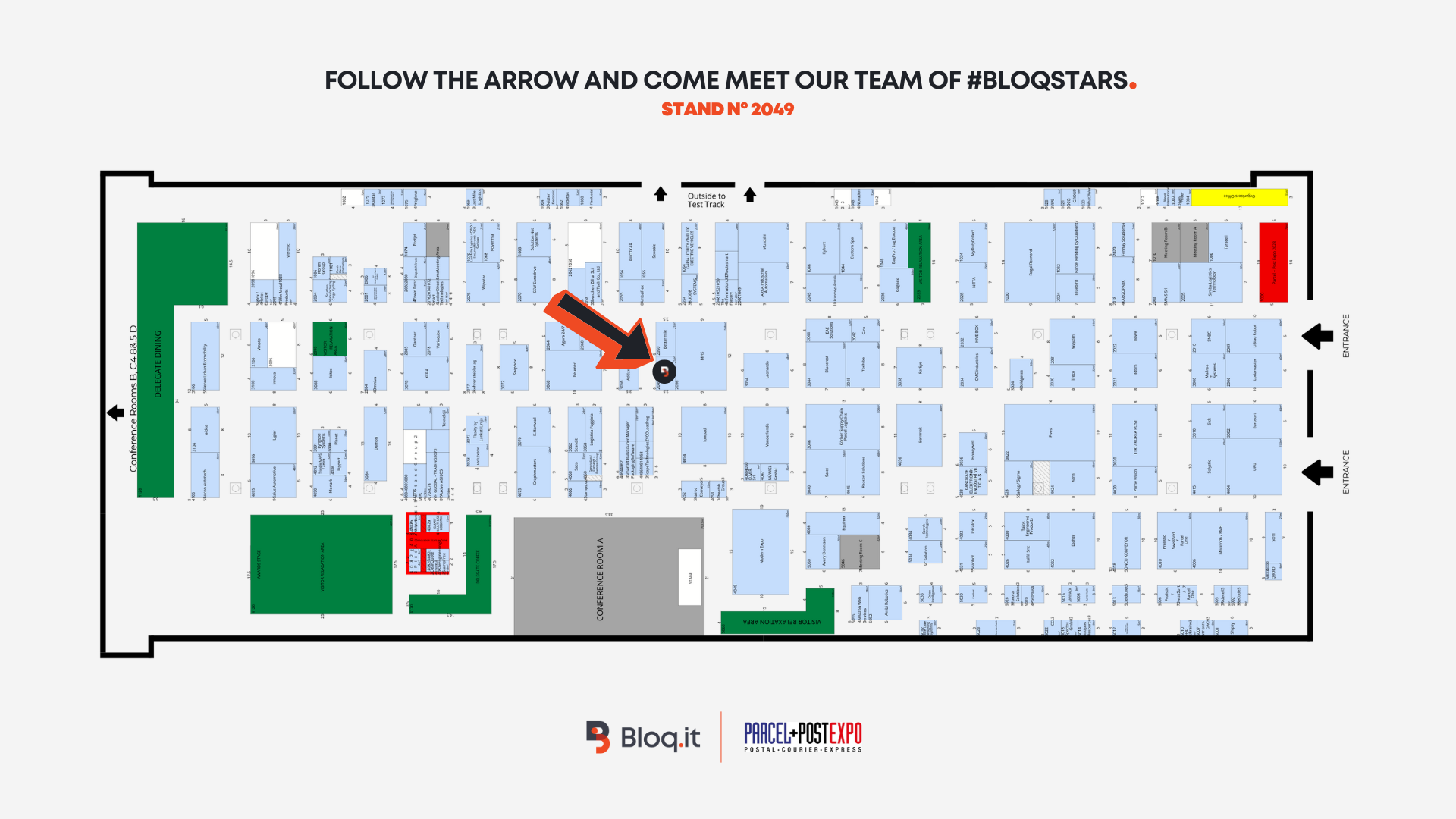 Parcel+Post Expo - Bloq.it Stand